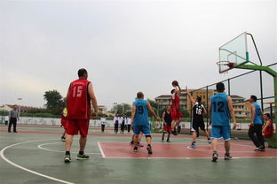 天长市关塘中学举行五四青年教职工篮球赛