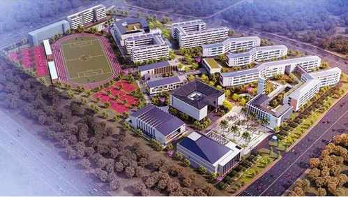 凤岭北拟添园湖路小学分校 南宁十四中三塘校区封顶