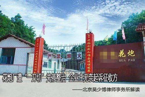 一刀切关停整治引发争议 安徽天长花炮厂企业主状告征收方