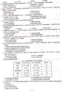 2018-2019学年安徽省天长市关塘中学高一下学期历史期中试卷图片版解析与备考启示